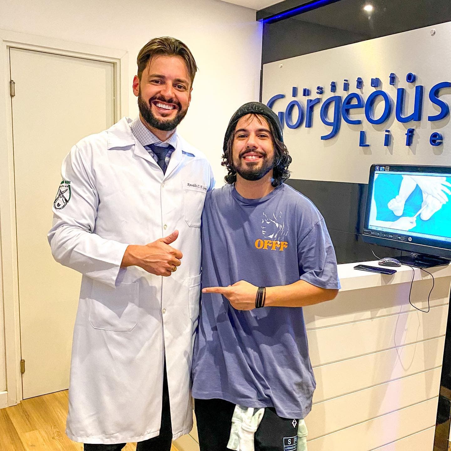 Dr. Ronaldo Gorga e Raffa Torres